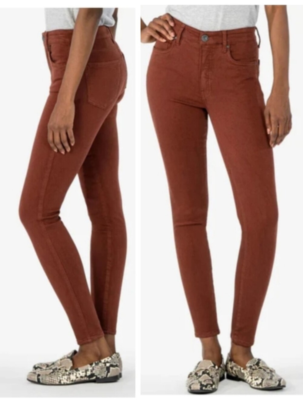 NWT Kut From The Kloth Mia High Rise Fab Ab Toothpick Skinny Jeans Women's 12